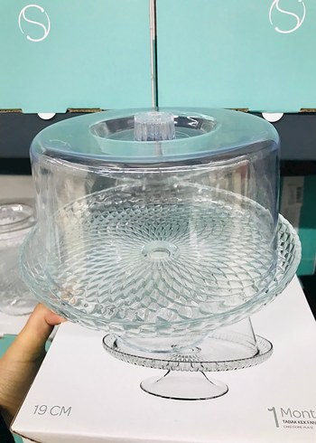 Sigma Home 19 cm Baskılı Modernkek FANUSU - Görsel 2