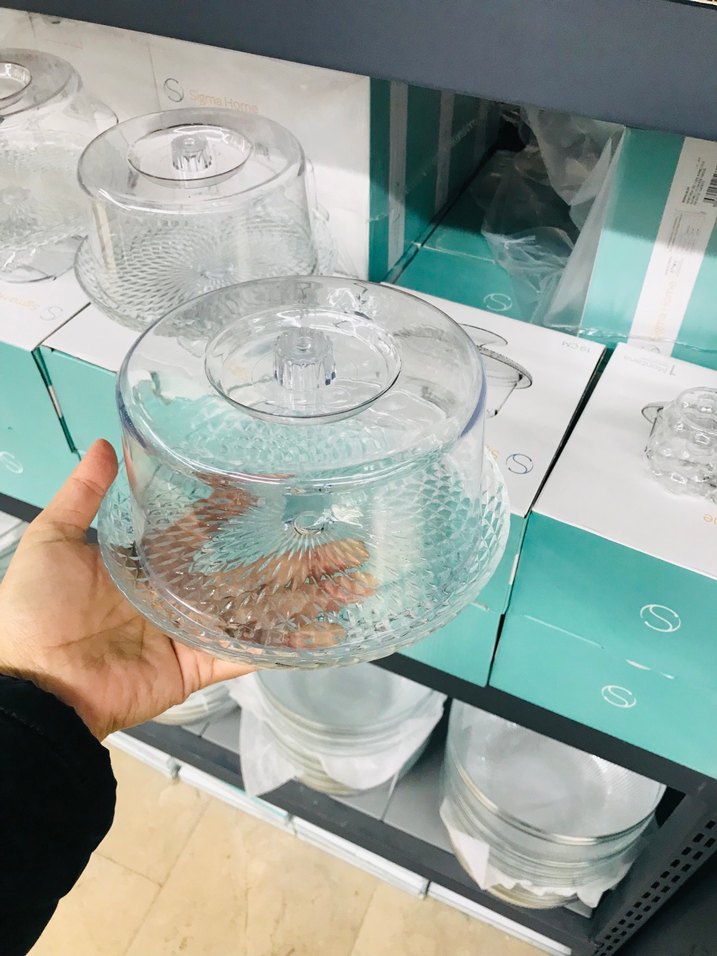 Sigma Home 19 cm Baskılı Modernkek FANUSU - Görsel 3