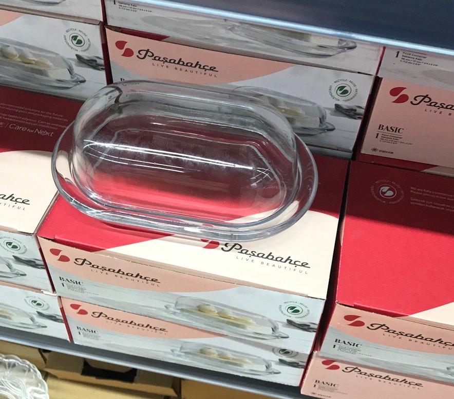 Paşabahçe Basic Cam Kapaklı SUNUMLUK - Görsel 2