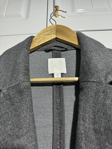 H&M H&M 42-44 Beden Gri Kaşe Kaban