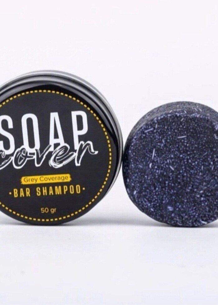 SOAP COVER ORJİNAL DOĞAL SAÇ SAKAL BEYAZLARI KAPAMA SABUNU - Görsel 3