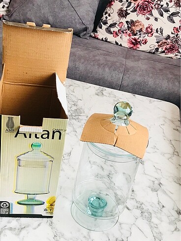  Beden 1 ADET ŞEKERLİK VEYA KURABİYELİK CAM FANUS