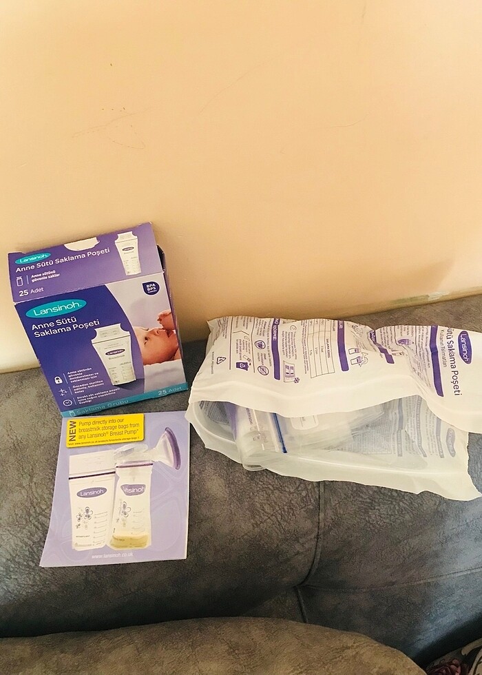 Lansinoh Anne Sütü Saklama Poşeti (17 adet) - Görsel 2