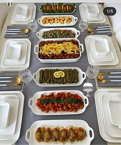 6LI ORTA SUNUM TABAK TAKIMI SERAMİK