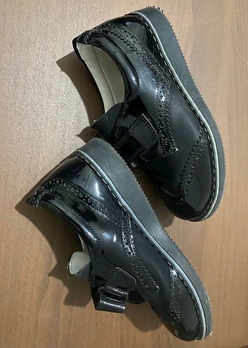 Siyah Tokalı Cırtcırtlı Erkek Ayakkabı - Görsel 4