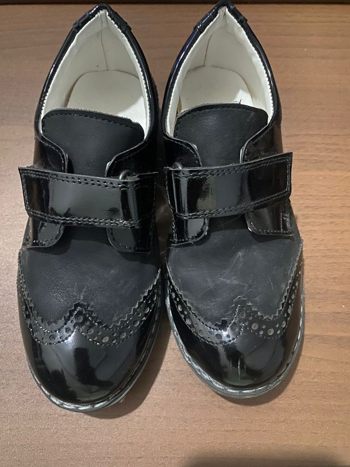 Siyah Tokalı Cırtcırtlı Erkek Ayakkabı - Görsel 5