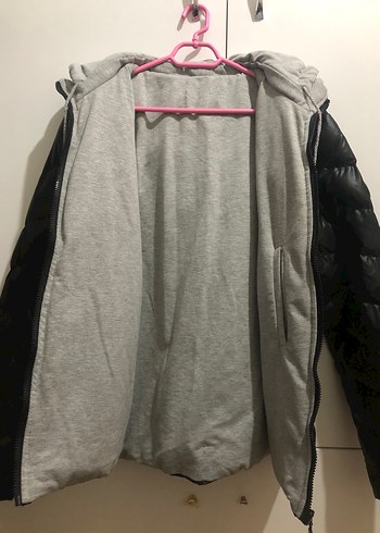 Siyah Fermuarlı Erkek  Kışlık Mont - Görsel 2