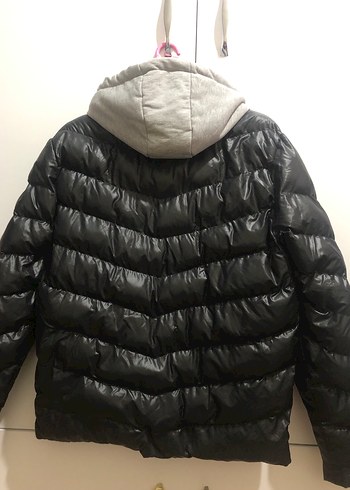 Siyah Fermuarlı Erkek  Kışlık Mont - Görsel 3