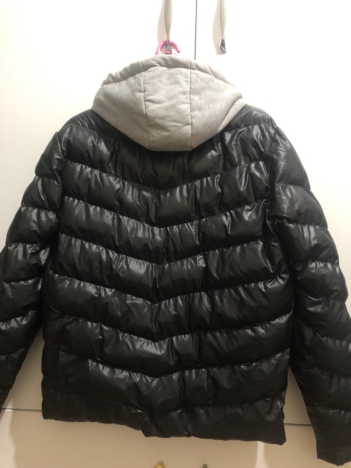 Siyah Fermuarlı Erkek  Kışlık Mont - Görsel 3