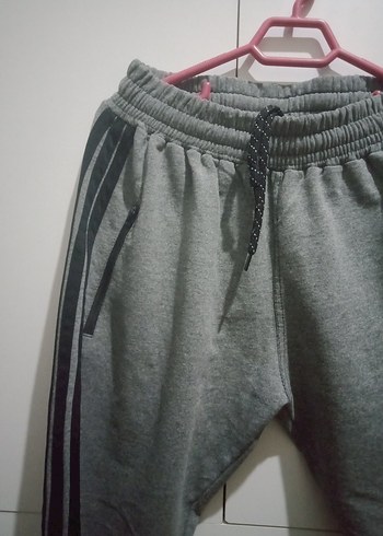 Gri Adidas Rahat Kesim Erkek Eşofman Altı - Görsel 2