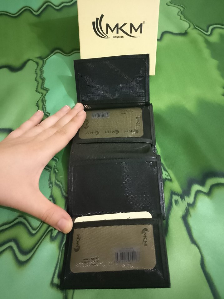 MKM Minimalist siyah Erkek Cüzdan - Görsel 3