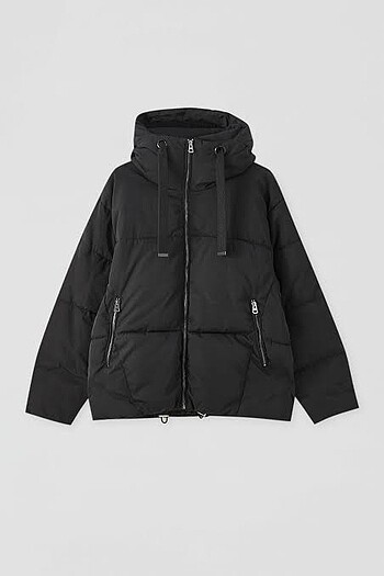 PULL&BEAR SİYAH MONT