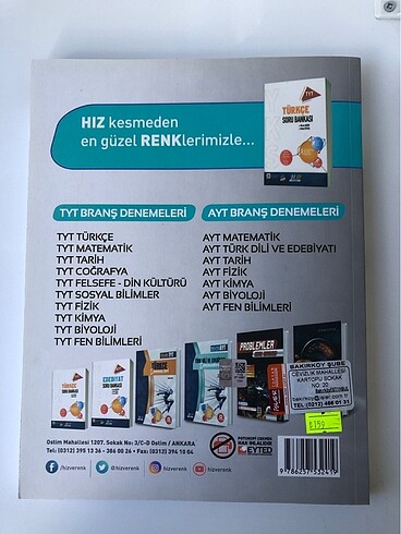 Hız ve Renk Dil Bilgisi Soru Bankası