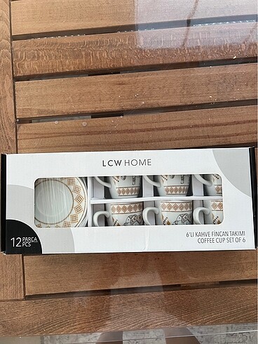  Beden Lcw Home 6 kişilik kahve fincan takımı