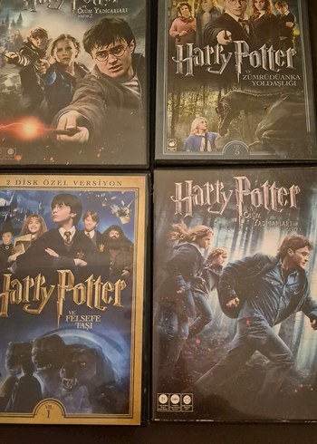 Harry Potter Özel Versiyon DVD Seti 4 adet birden