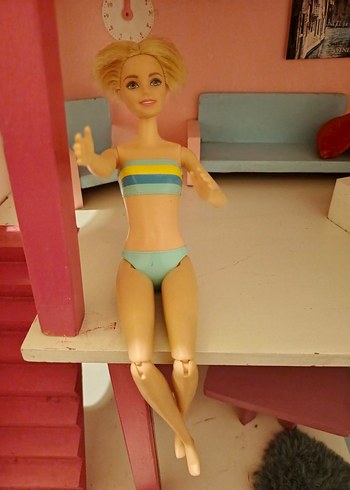Pastel Sarı Bikini Bebek spa barbie