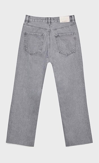 34 Beden Stradivarius D96 Crop Straight Fit Jean