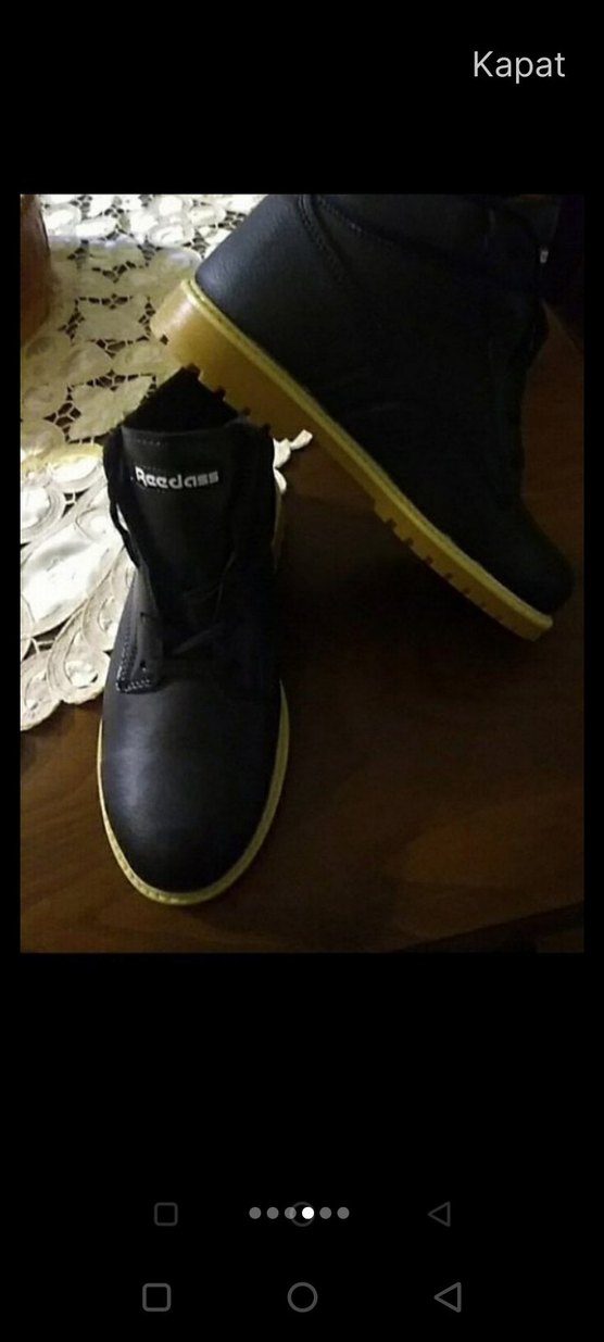 Siyah Bağcıklı Erkek Günlük Sokak Botu - Görsel 4