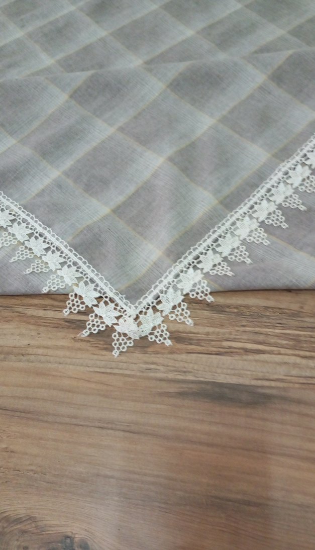 Ekose Masa Örtüsü kare - Görsel 3