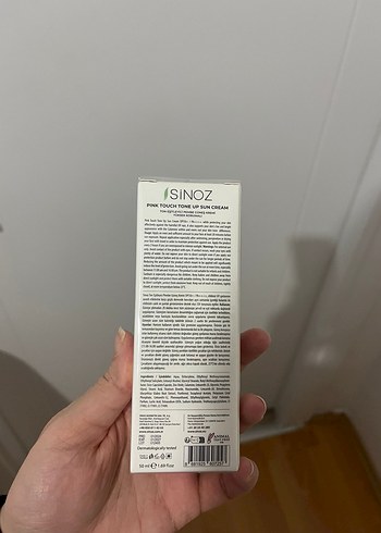 Sinoz SPF 50+ Pembe Dokunuş Güneş Kremi - Görsel 2