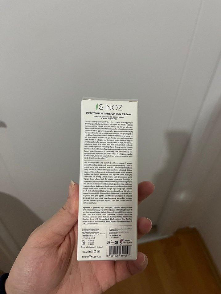 Sinoz SPF 50+ Pembe Dokunuş Güneş Kremi - Görsel 2