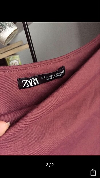 Zara Omzu açık dar bluz