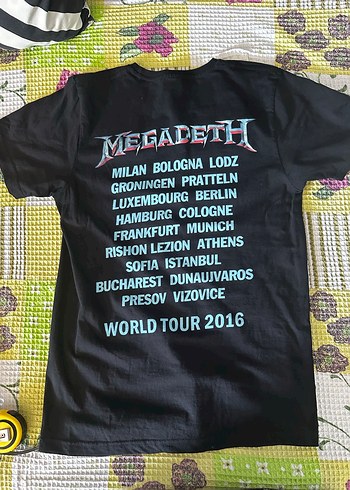 s Beden Megadeth metal tişört