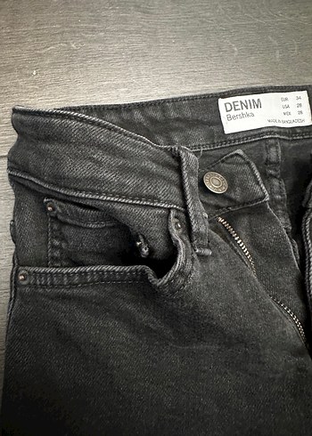 Bershka slim fir siyah pantolon - Görsel 3
