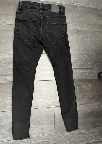 Bershka slim fir siyah pantolon - Görsel 5