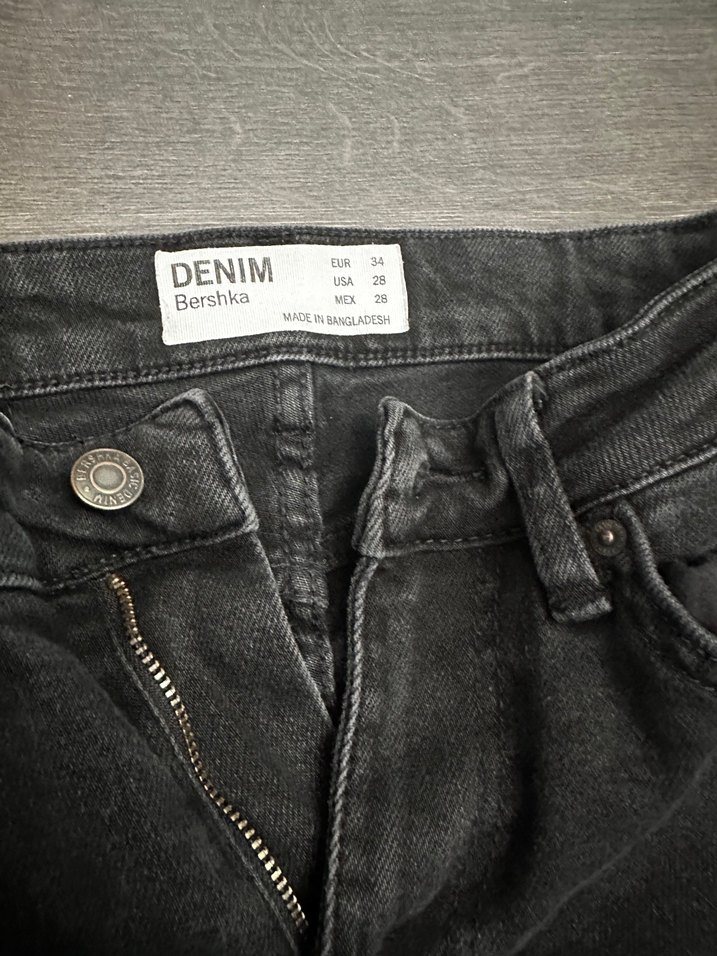 Bershka slim fir siyah pantolon - Görsel 2
