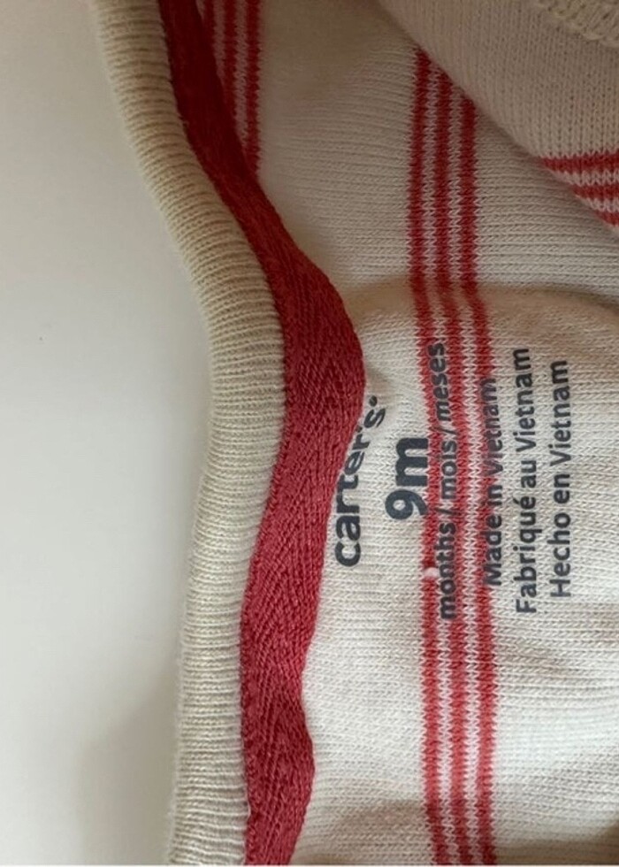 Carter?s havlu şort tulum (9 ay) - Görsel 3