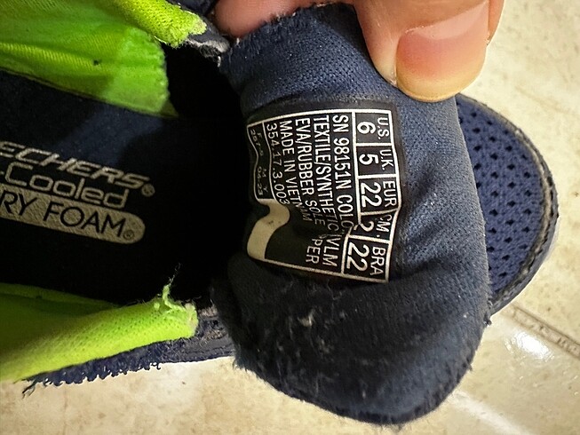 Skechers spor ayakkabı (22 numara) - Görsel 8