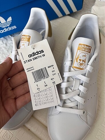 36 Beden adidas stan smith orijinal spor ayakkabı