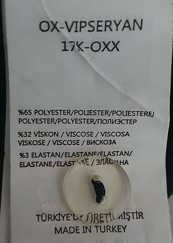 Mavi Şeritli Kadın Kısa Kumaş Pantolon - Görsel 6