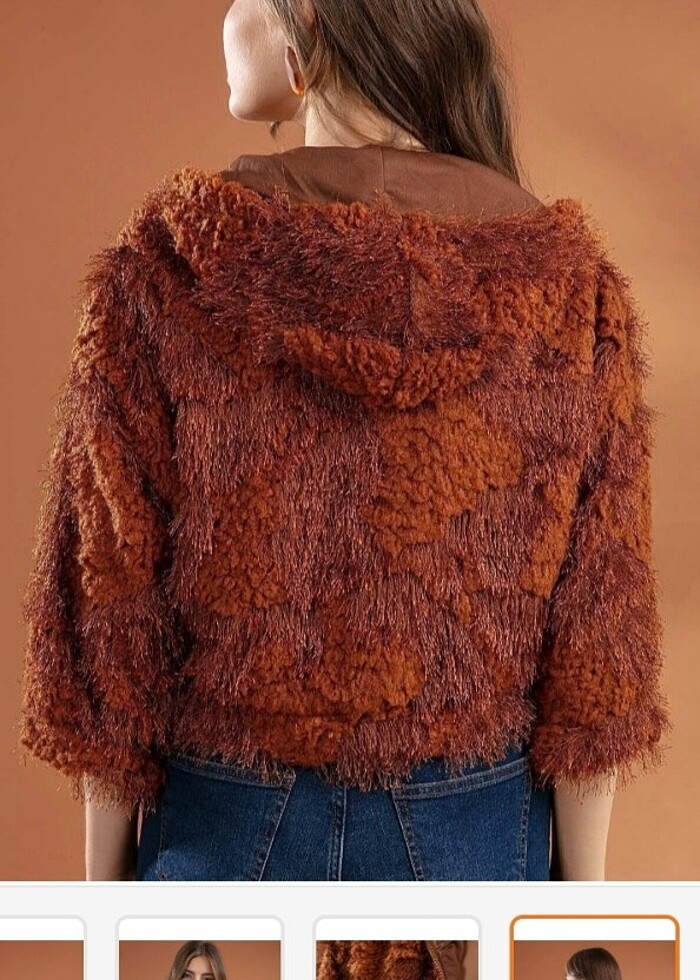 peluş ceket - Görsel 2