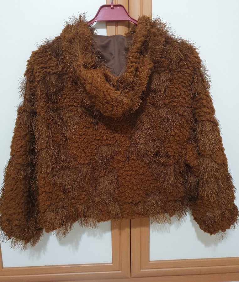 peluş ceket - Görsel 5