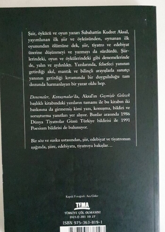 Sabahattin kudret aksal denemeler konuşmalar - Görsel 2