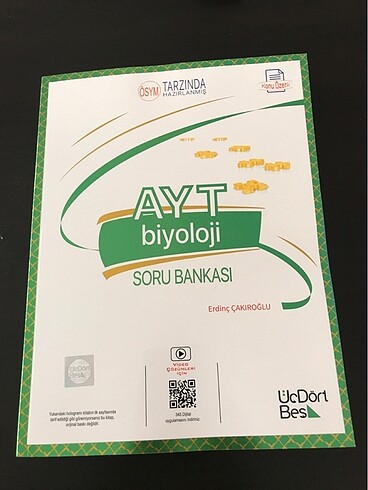 yks 345 ayt biyoloji soru bankası