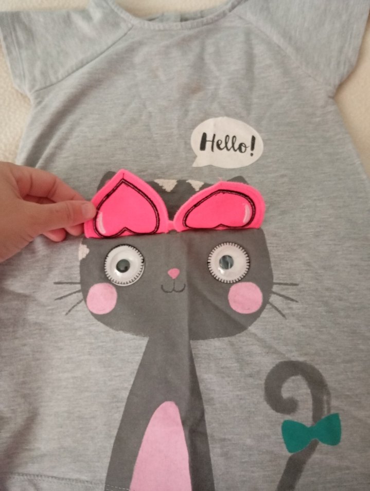 Gri Kız Çocuk elbiseler - Görsel 2