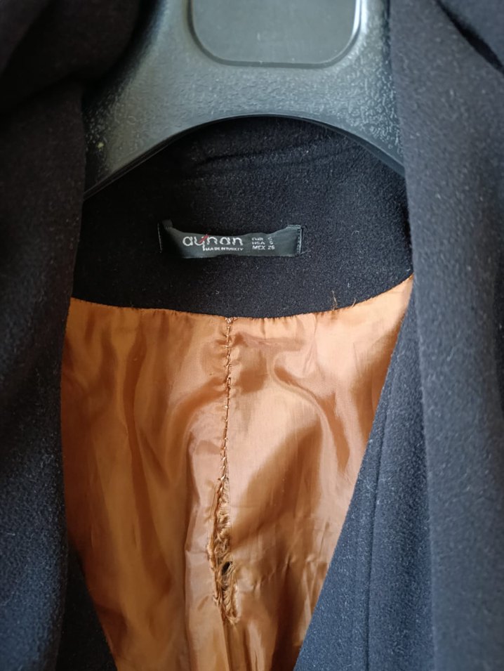 Siyah Kadın Kaban - Görsel 5