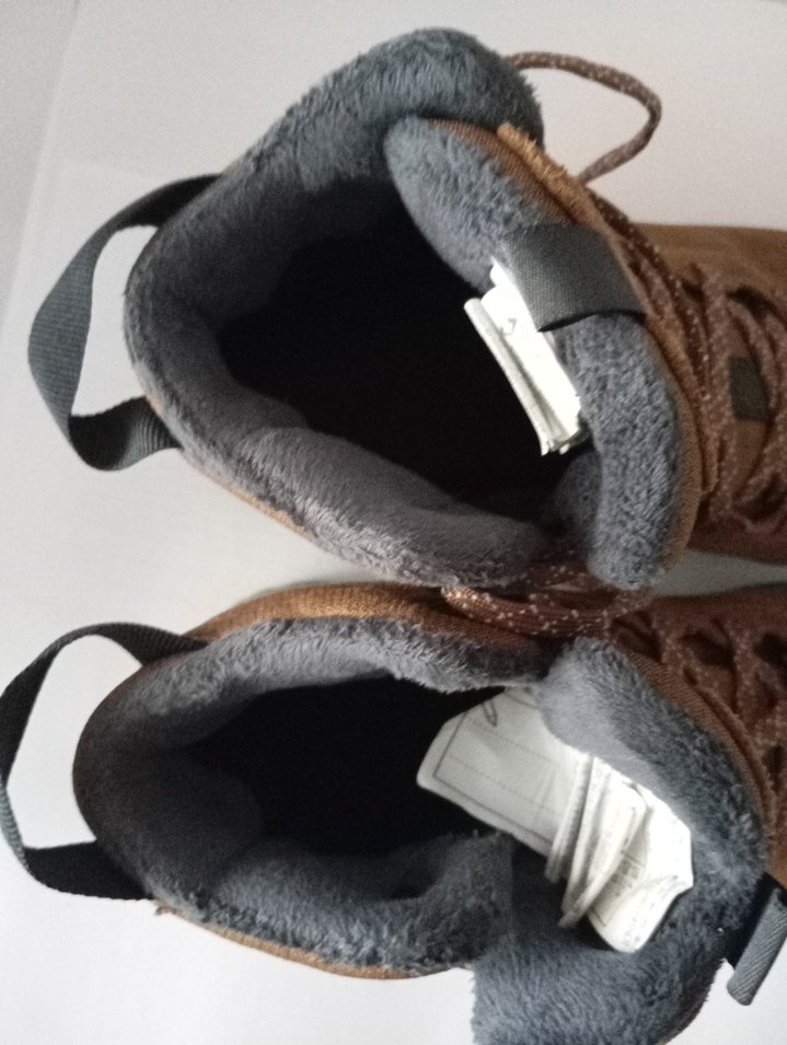 Kahverengi Erkek  çocuk  Bot - Görsel 4