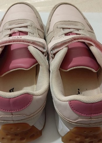 Kız Çocuk Pembe USPA Spor Ayakkabı Velcro - Görsel 3