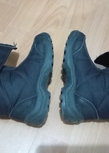 Gri Erkek Çocuk Kaydırmaz Cırtlı Bot - Görsel 5