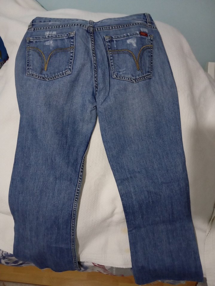 bayan yırtık kot - Görsel 2