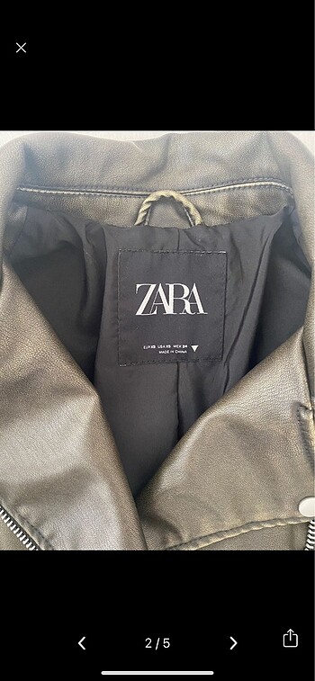 Zara zara meşhur deri ceket