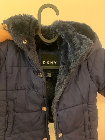 Orijinal DKNY kürklü mont 2 yaş