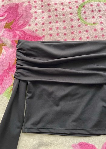 Kayık yaka bluz - Görsel 3