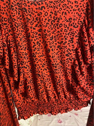 l Beden bordo Renk Bershka bluz