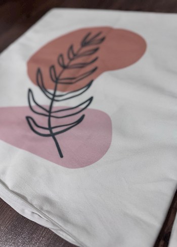 Bej Pastel Desenli Modern Yastık Kılıfı - Görsel 8