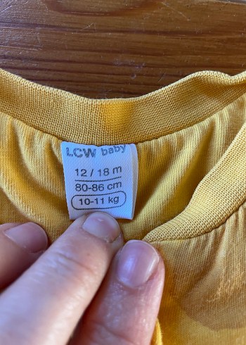 LCW Baby Sarı Puantiyeli Fermuarlı Bebek Uyku Tulumu - Görsel 3